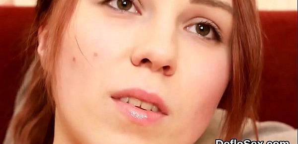 Impressive chick pleasures soft pussy until she is climaxing